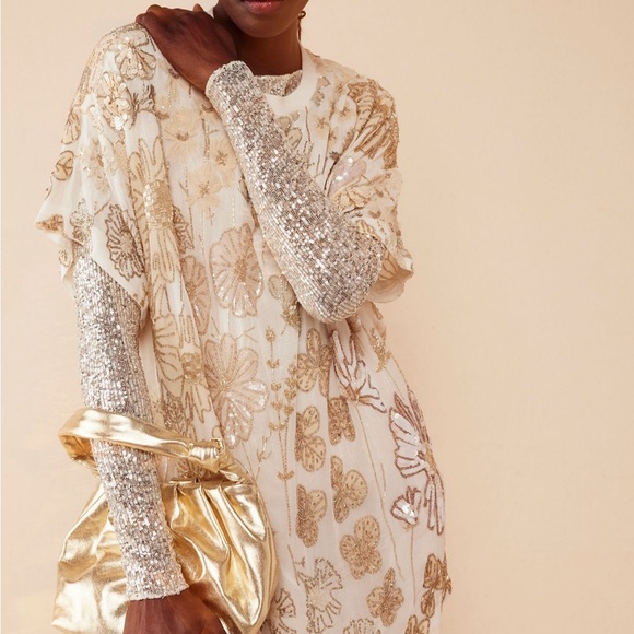 Free People Jewel Mini Dress S - Picture 2 of 8